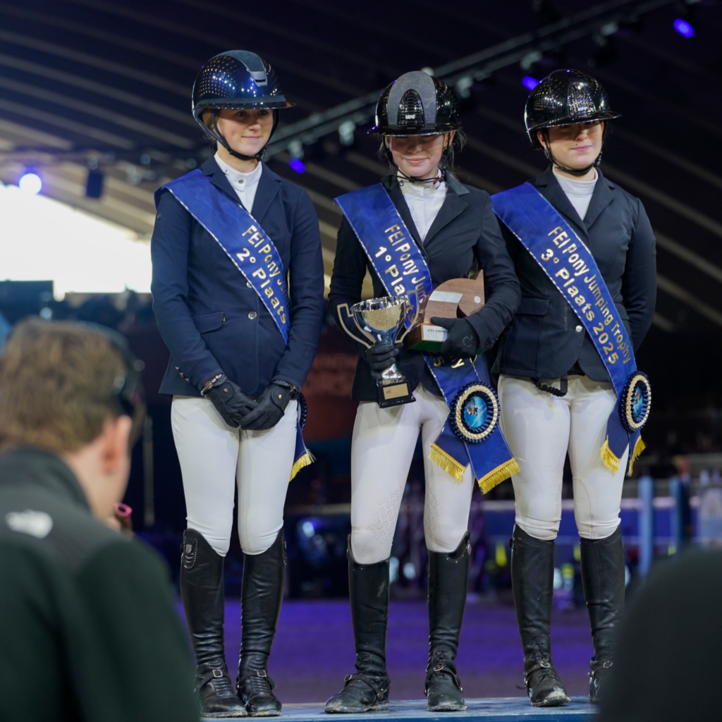 Sophia Aurelia George wint de FEI Jumping Ponies’ Trophy Final 2025, presented by BHV Expo Groep